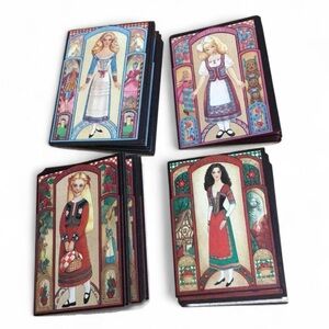 Vintage Fairy Tale Illustrated Princess Heroine Invitation Cards - Lot of 31